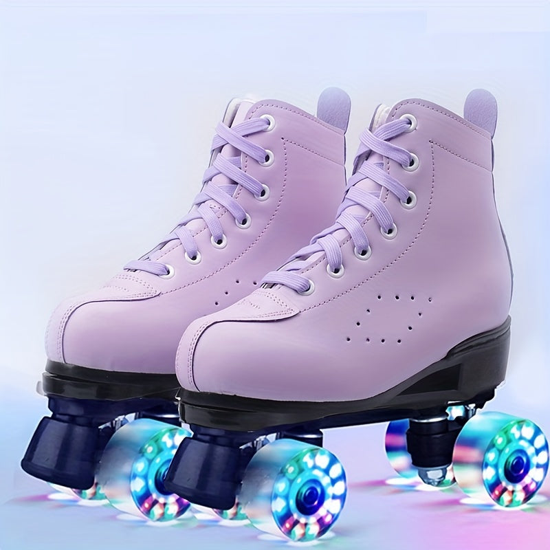 ShineSkates trendy LED rollerskates – stijlvolle en comfortabele rolschoenen met lichtgevende wielen, perfect voor meisjes en tieners voor buitenplezier en avondactiviteiten.