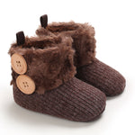 CozyGirls kleine anti-slip winterlaarzen voor meisjes – warme, comfortabele en veilige laarzen voor dagelijks gebruik tijdens koude dagen.