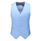 Heren slim fit set – stijlvol gilet en bijpassende broek, moderne pasvorm en hoogwaardige stof voor zakelijke en formele gelegenheden.
