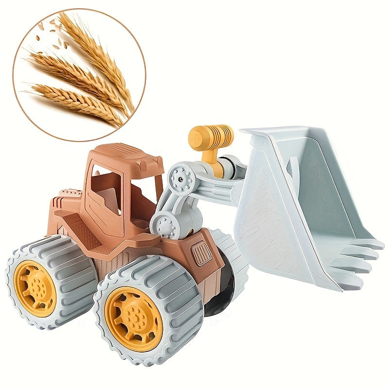 Bulldozer speelgoed – educatieve graafmachine voor kinderen, stimuleert motoriek, creativiteit en rollenspel, duurzaam en veilig materiaal.