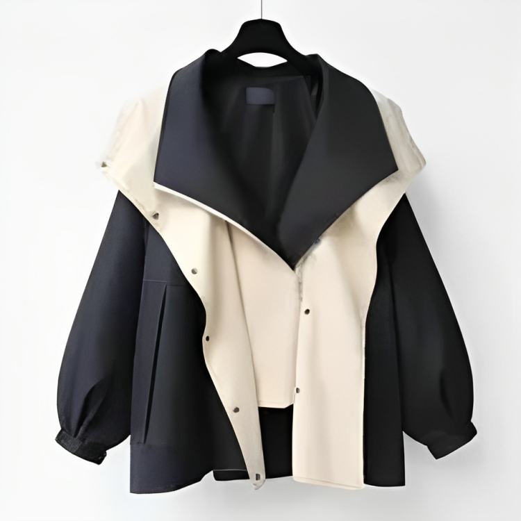 Dames regenjas met knopen in diverse kleuren – waterdicht materiaal, stijlvolle pasvorm en comfortabele bescherming tegen regen.