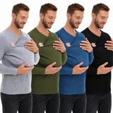 T-Shirt met Geïntegreerde Babydragerzak en Lange Mouwen