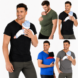 T-Shirt met Geïntegreerde Babydragerzak