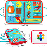 SensoryFun Montessori zintuiglijk viltboek voor kinderen – educatief en interactief boek dat fijne motoriek, zintuiglijke ontwikkeling en creatief spel stimuleert.