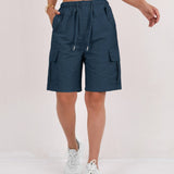 Cargo Bermuda Shorts met Opgestikte Zakken