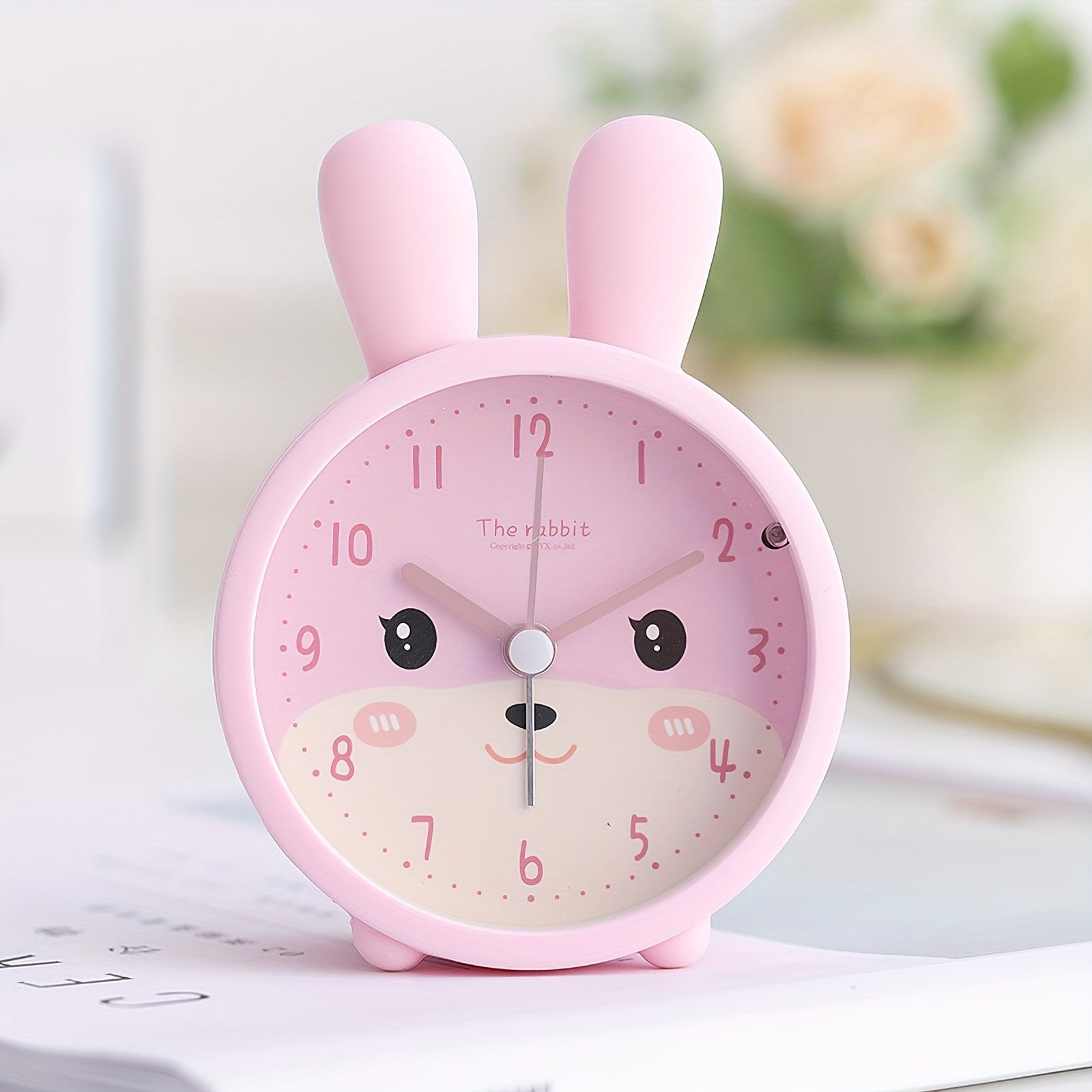 SleepyBunny stille wekker voor kinderen – schattige en veilige klok met zacht design, eenvoudig afleesbaar en ideaal voor een rustige slaaproutine.