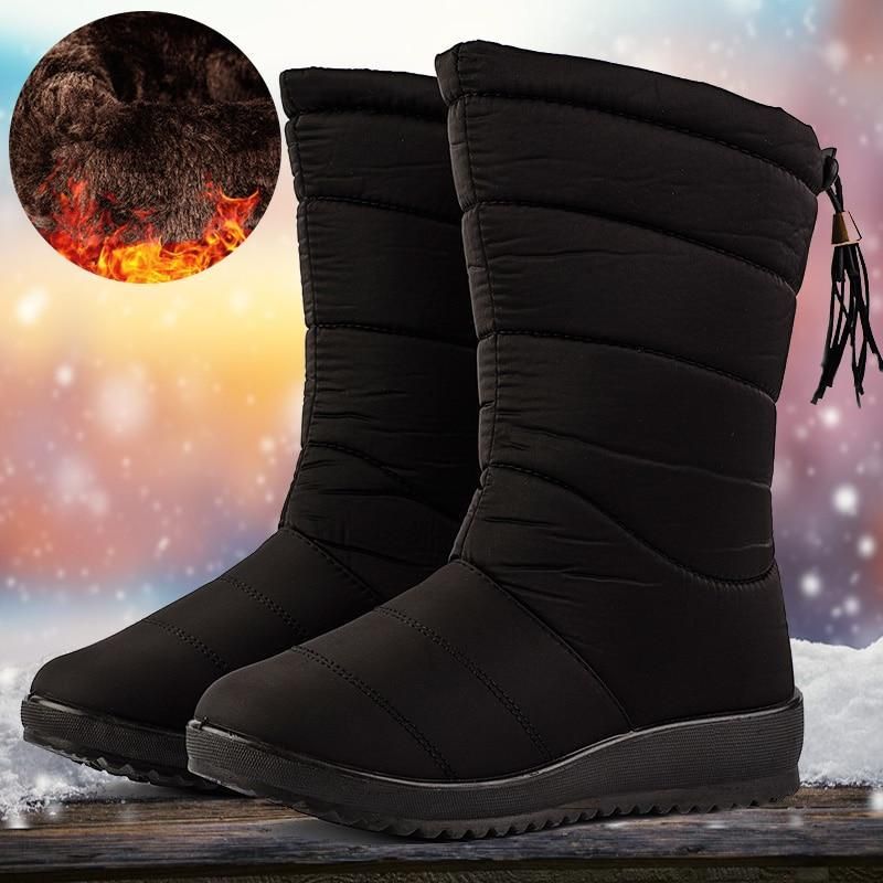 Norvella dames winterlaarzen in diverse kleuren – warme voering, waterafstotend materiaal en comfortabele pasvorm voor koude dagen.