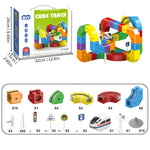 CubeTrain creatieve en interactieve DIY treinbaan – stimuleert motorische vaardigheden, probleemoplossend denken en fantasierijk spel voor kinderen