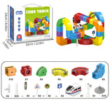 CubeTrain creatieve en interactieve DIY treinbaan – stimuleert motorische vaardigheden, probleemoplossend denken en fantasierijk spel voor kinderen