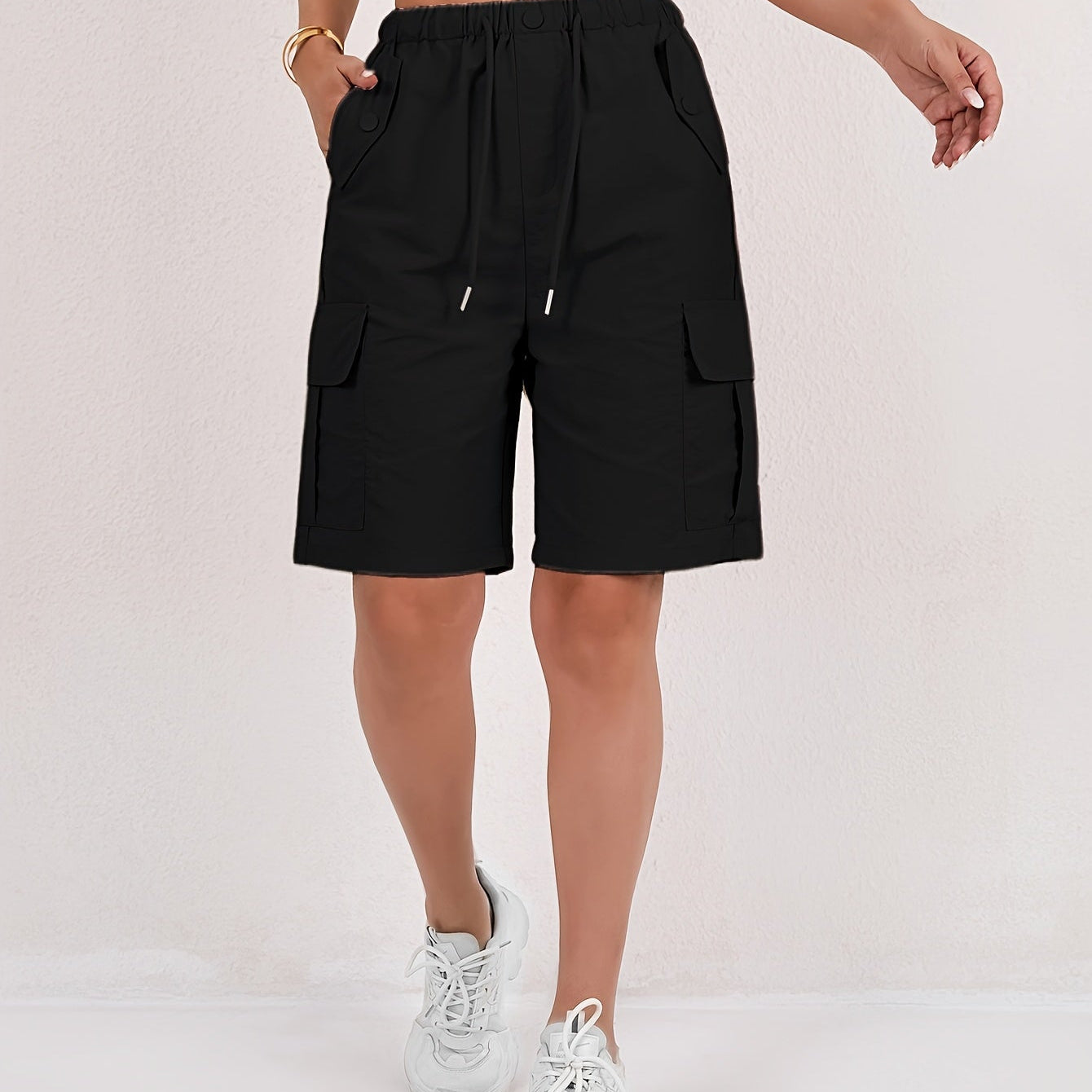 Cargo Bermuda Shorts met Opgestikte Zakken