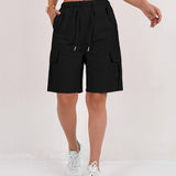 Cargo Bermuda Shorts met Opgestikte Zakken