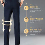 Klassieke stretch broek voor heren met zakken