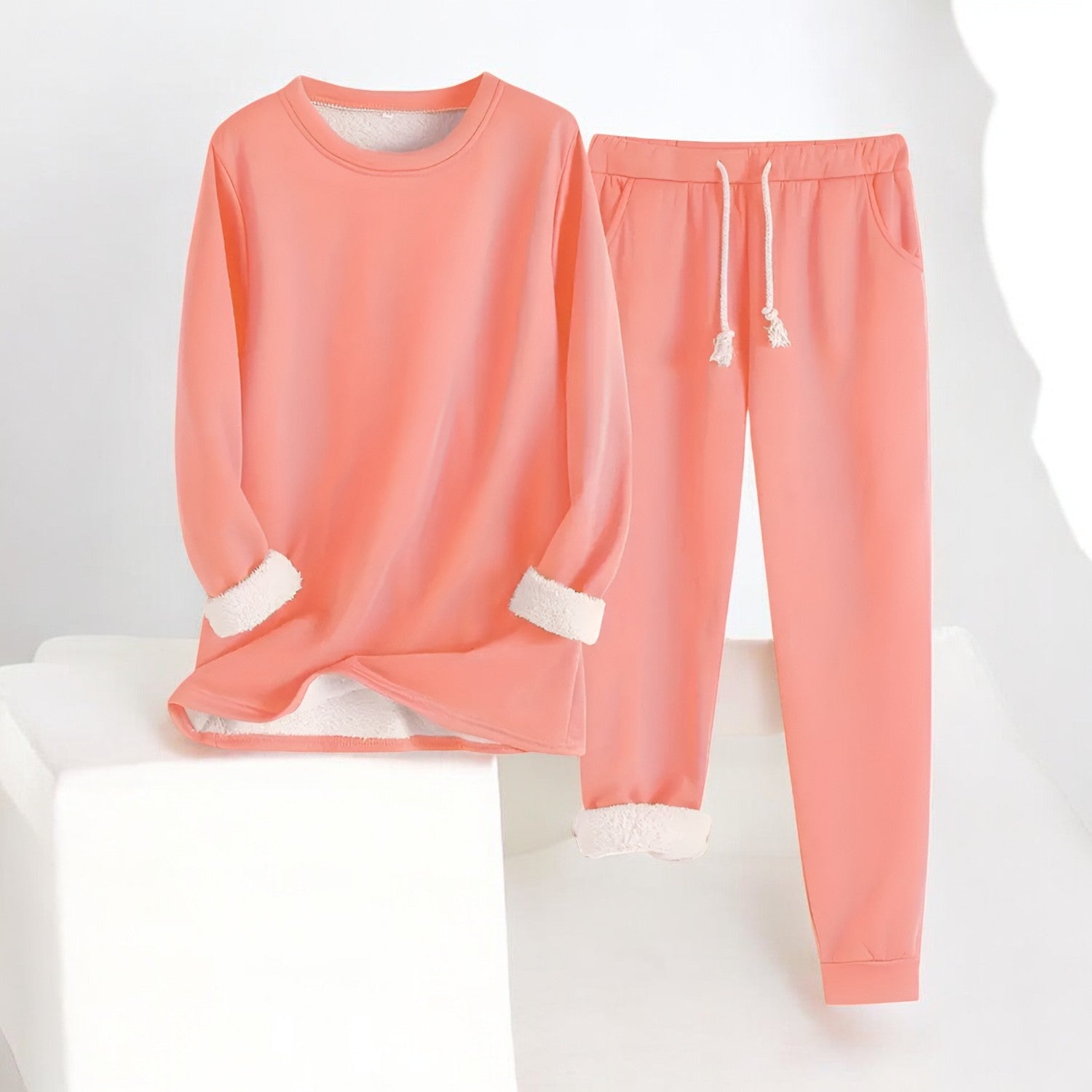 Tweedelige Lounge Set met Sweatshirt en Joggerbroek