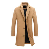 Heren winterjas met stijlvolle reverskraag – warme, comfortabele pasvorm en tijdloos design voor een elegante look in de winter.