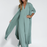 Casual Maxi Jurk met Losse Pasvorm en Mouwloos Design