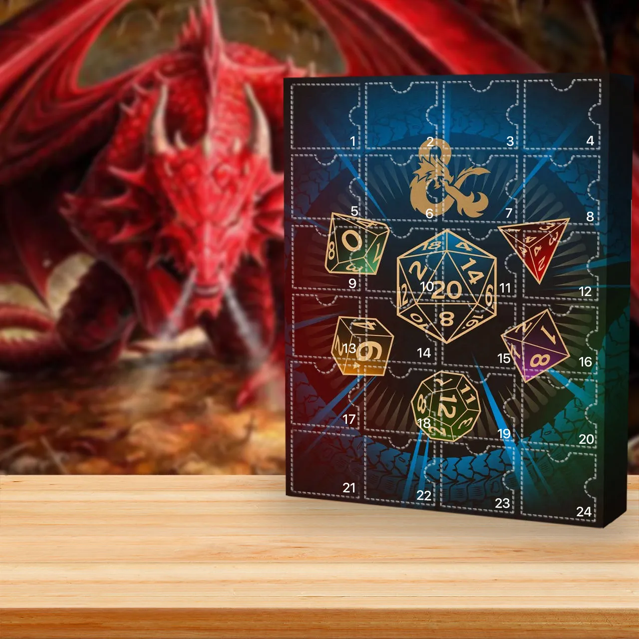Dungeons & Dragons adventskalender – dagelijkse verrassingen vol magie en avontuur, ideaal voor fans van D&D en spannende countdown naar Kerst.