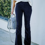 Dames Uitlopende Broek met Elastische Taille