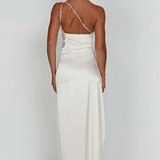 One-Shoulder Maxi Jurk met Hoge Split