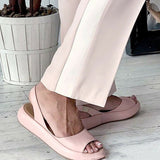 Dames Instapslippers met Open Teen
