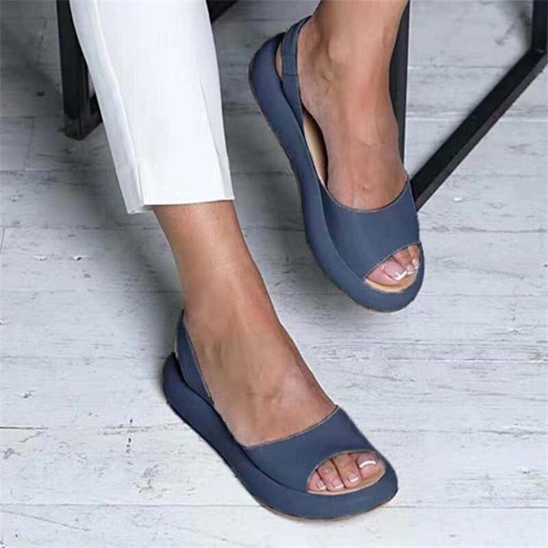 Dames Instapslippers met Open Teen