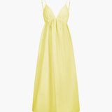 Maxi Jurk met Open Rug en Schouderbandjes