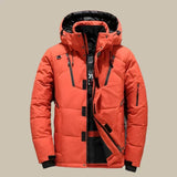 Winddichte winterjas met capuchon en thermovoering
