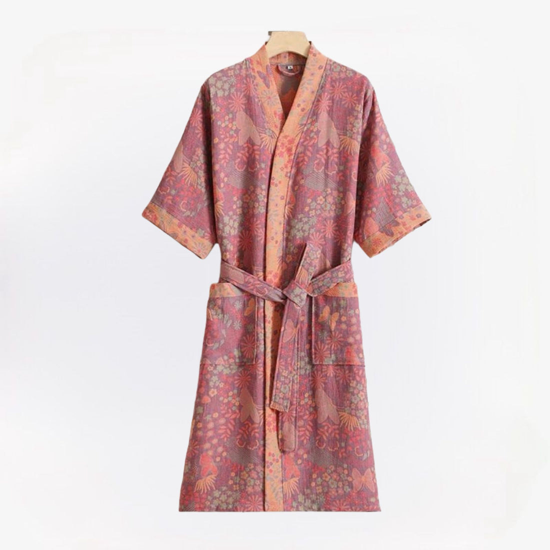 Luvira luxe katoenen badjas in diverse kleuren – zachte, hoogwaardige stof, comfortabele pasvorm en elegant ontwerp voor ontspanning en comfort thuis.