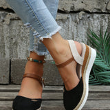 Dames Slingback Espadrilles met Gesloten Neus