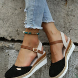 Dames Slingback Espadrilles met Gesloten Neus