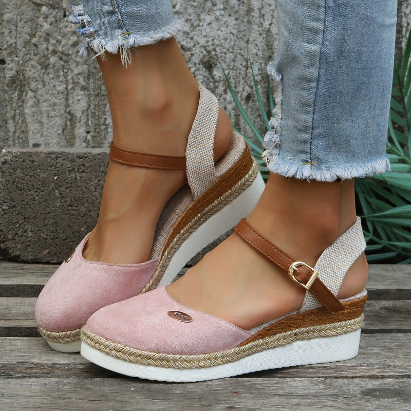 Dames Slingback Espadrilles met Gesloten Neus