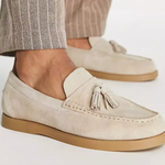 Gabriel stijlvolle leren suède heren loafers – luxe, comfortabele instappers met een elegante uitstraling voor casual en formele looks.