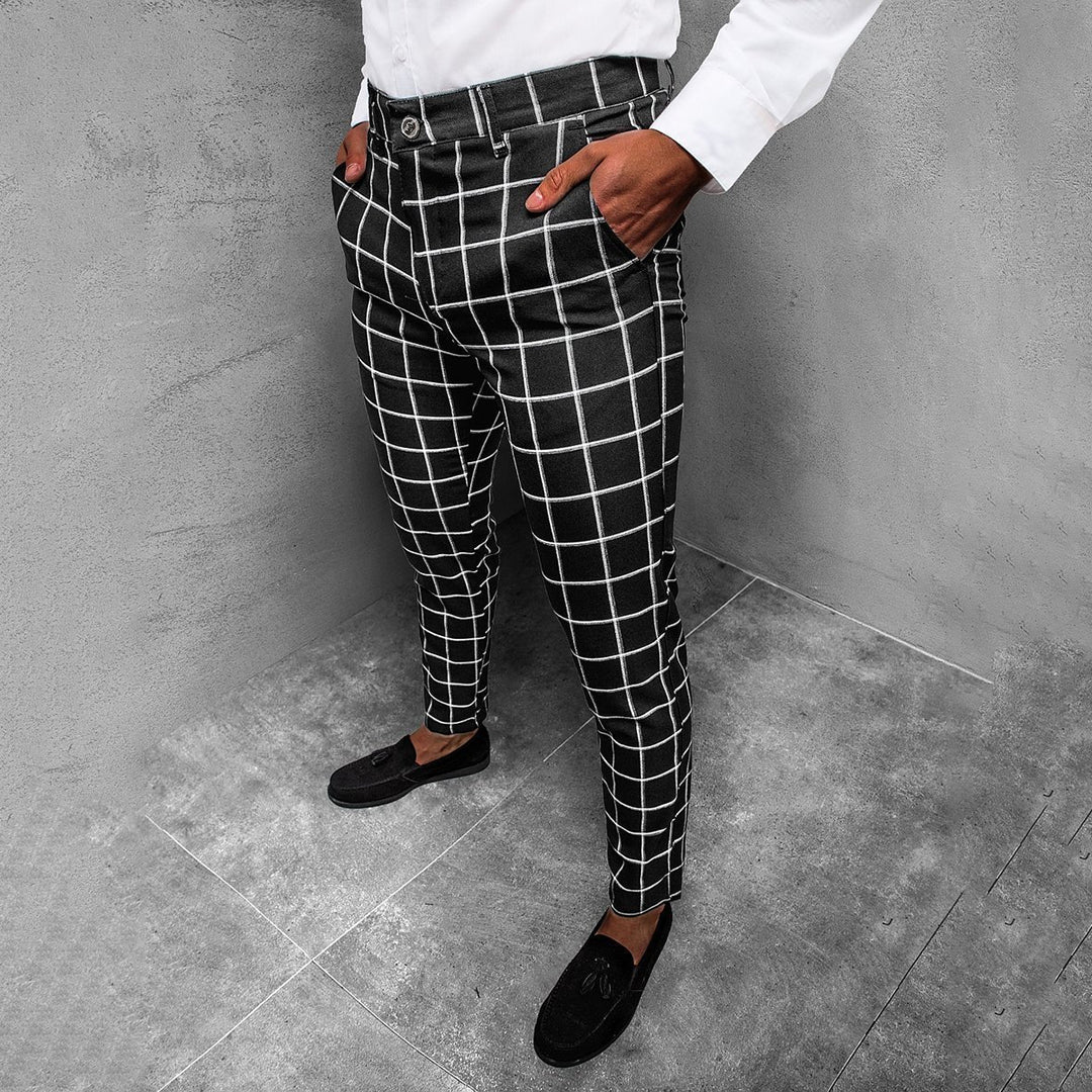 GRGUR modieuze heren chino – eigentijdse slim fit met zacht, ademend materiaal voor stijlvol comfort