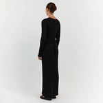 ABIGAIL luchtige gebreide maxi zomerjurk van ademend, zacht materiaal met comfortabele pasvorm en elegant design.