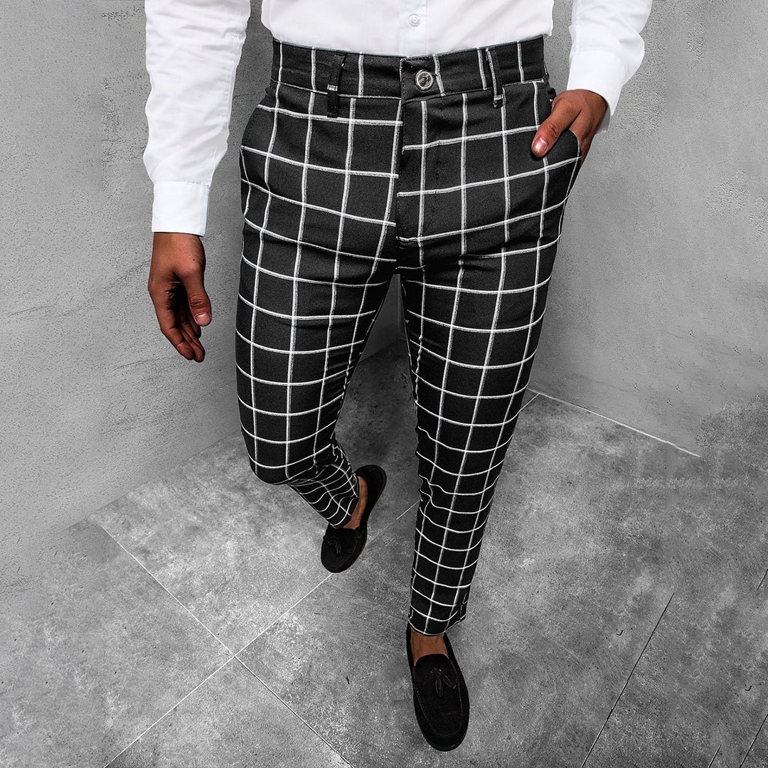 GRGUR modieuze heren chino – eigentijdse slim fit met zacht, ademend materiaal voor stijlvol comfort