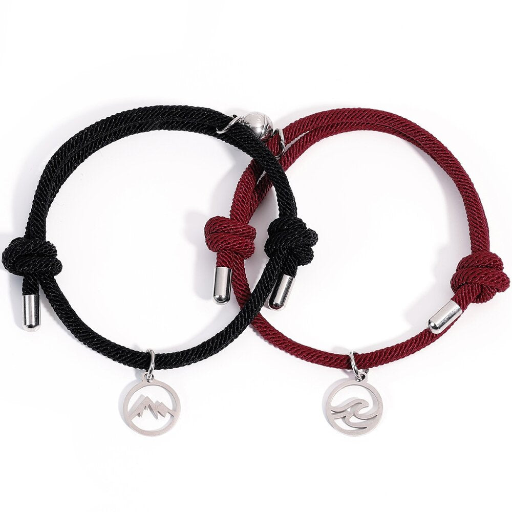 MagniLove koppelarmband voor stellen – stijlvolle verstelbare armband met magnetische connectie, duurzaam materiaal en comfortabel draagbaar.