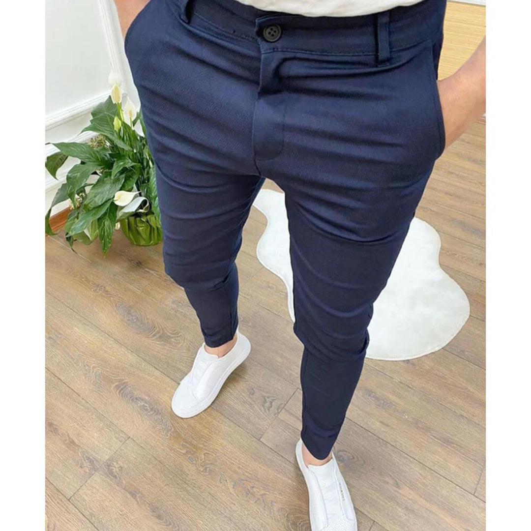 ANGUS stijlvolle en comfortabele zomerbroek voor heren – lichtgewicht ademend materiaal met relaxte pasvorm, ideaal voor warme dagen.