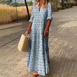 Bohemian Maxi Jurk met Print