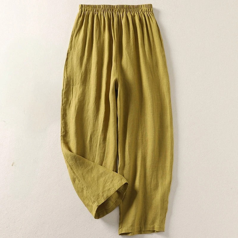 Losvallende Broek met Elastische Taille