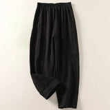 Losvallende Broek met Elastische Taille