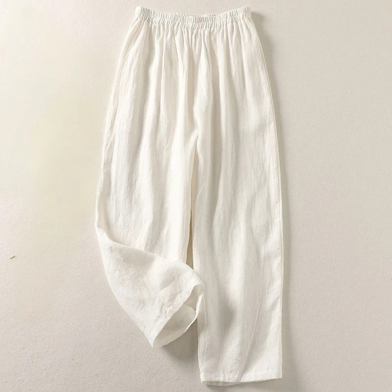 Losvallende Broek met Elastische Taille