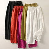 Losvallende Broek met Elastische Taille