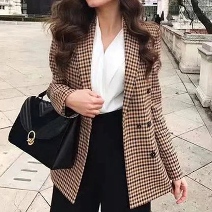 Blazenka - Blazer met Dubbele Rij Knopen voor Dames – Klassieke en Elegante Blazer met een Verfijnde Pasvorm en Tijdloos Design, Perfect voor een Professionele of Chique Look.