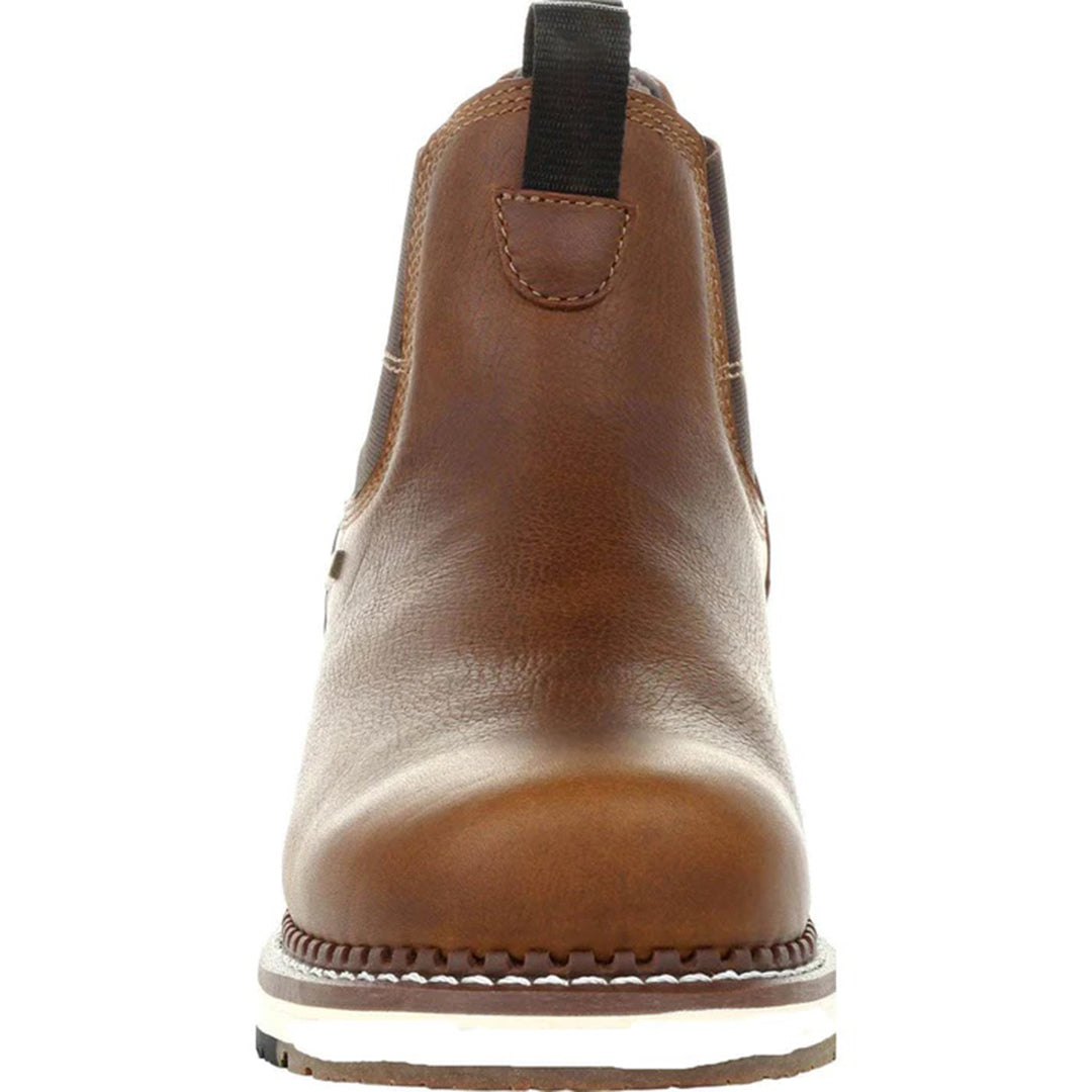 ANDREW heren Chelsea wedge boots voor de zomer van soepel leer met ademend interieur, comfortabele pasvorm en stijlvol, modern design.