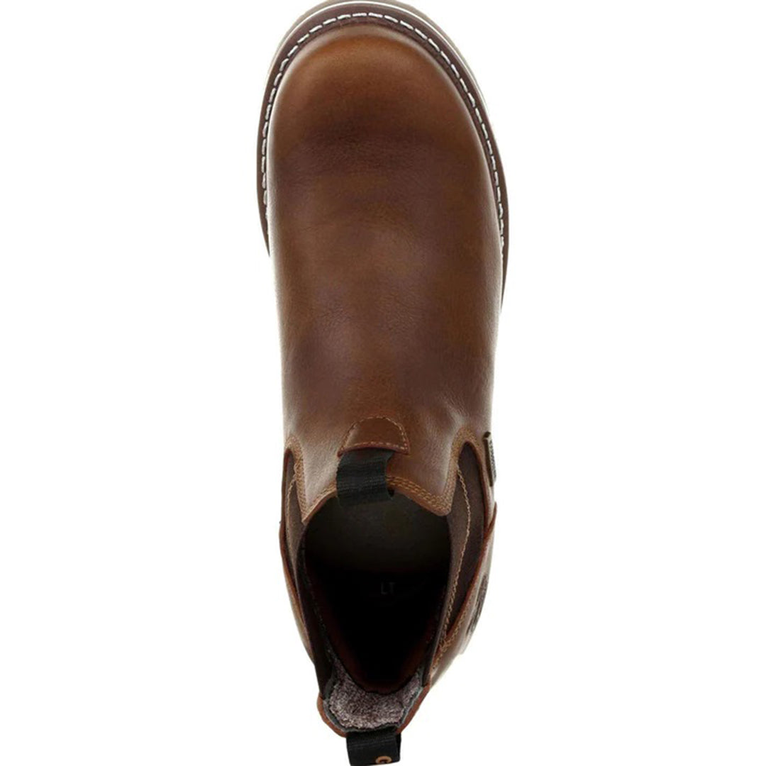 ANDREW heren Chelsea wedge boots voor de zomer van soepel leer met ademend interieur, comfortabele pasvorm en stijlvol, modern design.