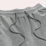 Katoenen joggingbroek met trekkoord en steekzakken