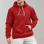 Micha zomerse herenhoodie met hartjesprint – lichtgewicht, ademend materiaal met comfortabele pasvorm en speelse print voor een casual, modieuze look.