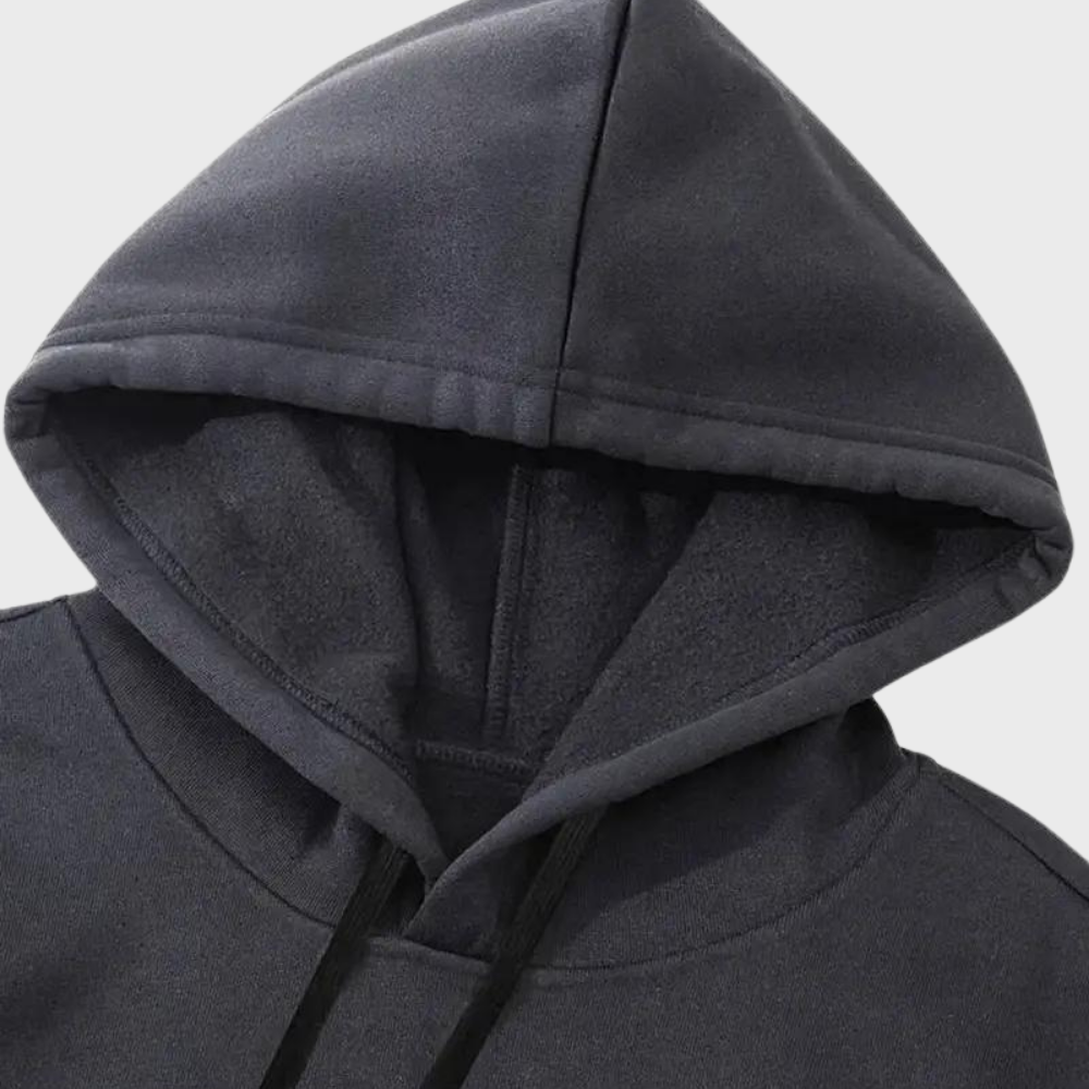 Micha zomerse herenhoodie met hartjesprint – lichtgewicht, ademend materiaal met comfortabele pasvorm en speelse print voor een casual, modieuze look.