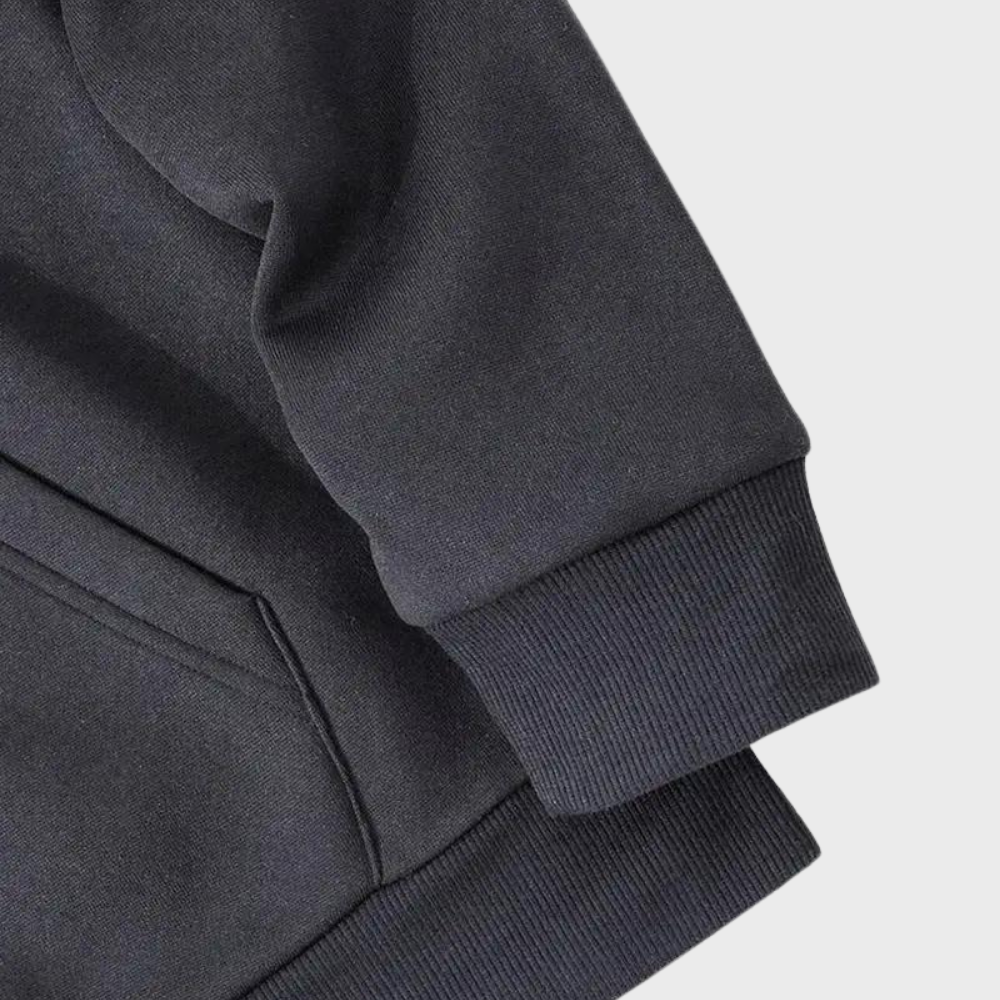 Micha zomerse herenhoodie met hartjesprint – lichtgewicht, ademend materiaal met comfortabele pasvorm en speelse print voor een casual, modieuze look.