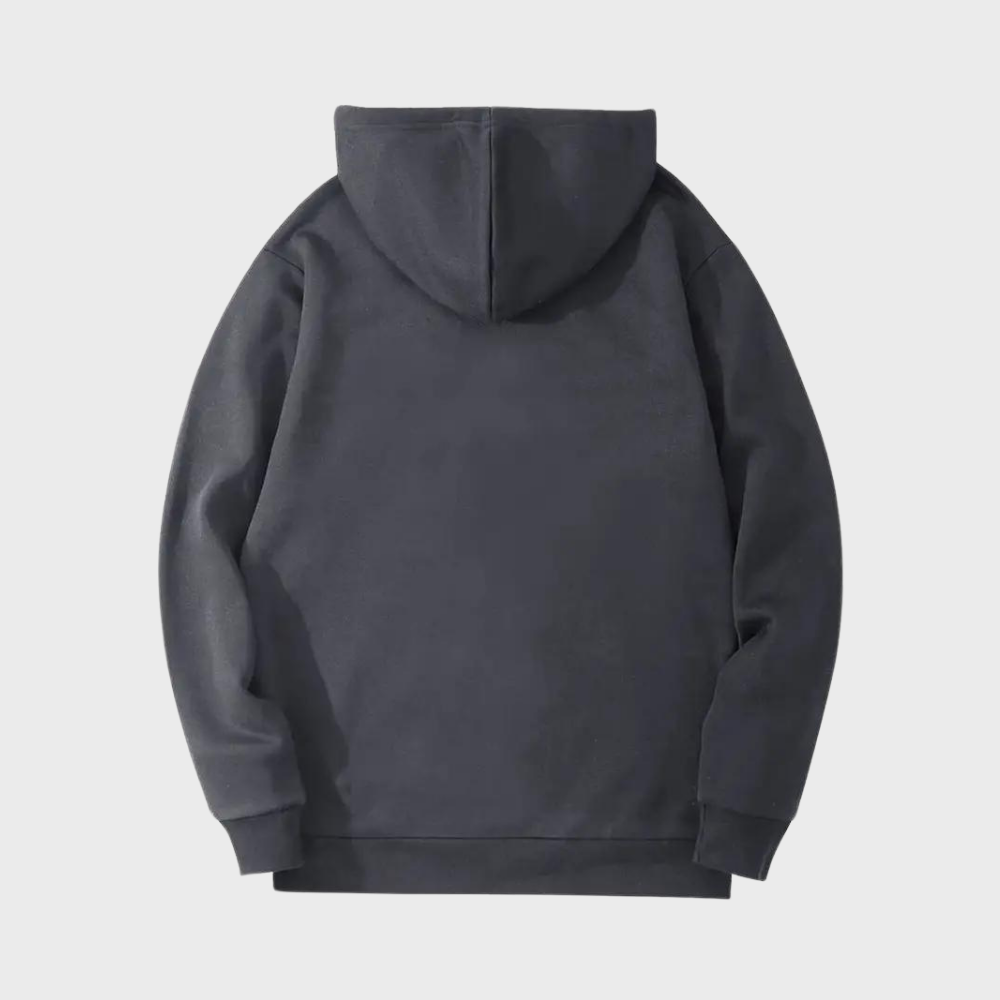 Micha zomerse herenhoodie met hartjesprint – lichtgewicht, ademend materiaal met comfortabele pasvorm en speelse print voor een casual, modieuze look.