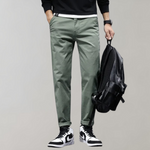 Mads comfortabele heren chino – zachte, ademende stof met moderne slim fit pasvorm, perfect voor casual en zakelijke looks